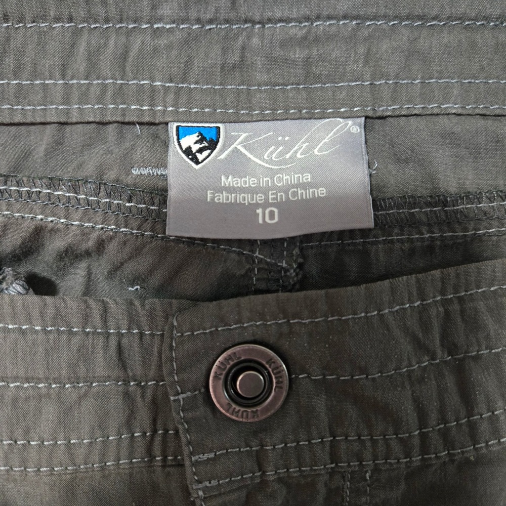 Kuhl Women Gray Cargo Skirt Size 10 Hiking Outdoor Utility Pocket Classic Fit - Picture 7 of 8